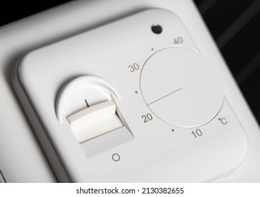 Electric Thermostat For Underfloor Heating. Comfort Temperature