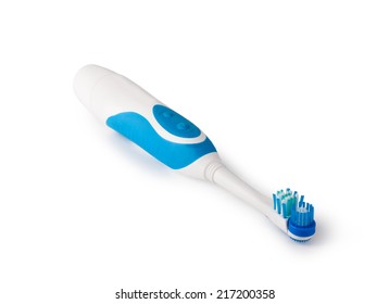 Electric Toothbrush Isolated On A White Background