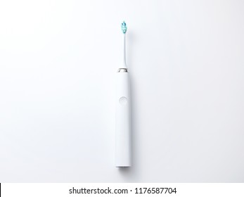 The Electric Toothbrush On White