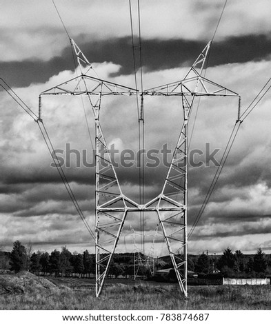 Similar – high voltage power line