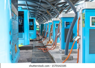 Electric Vehicle Charging Station In Shanghai China