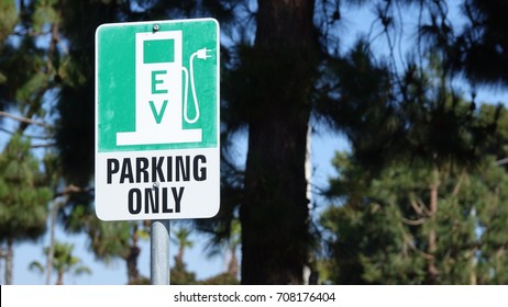 Electric Vehicle Parking Only Sign