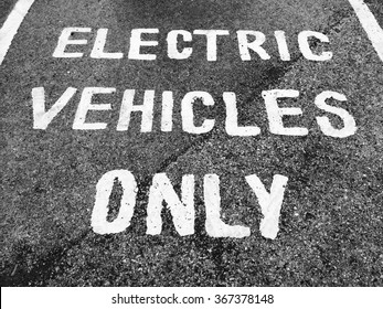 Electric Vehicles Only