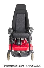 Electric Wheelchair On A White Background.