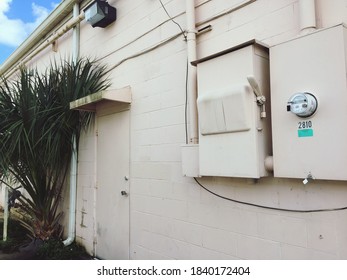 Electrical Boxes Outside Back Door