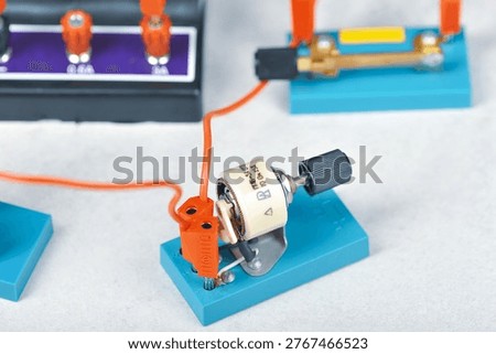 electrical circuit of the potentiometer and electrical devices