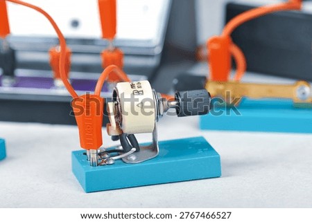electrical circuit of the potentiometer and electrical devices