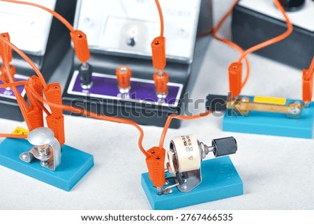 electrical circuit of the potentiometer and electrical devices