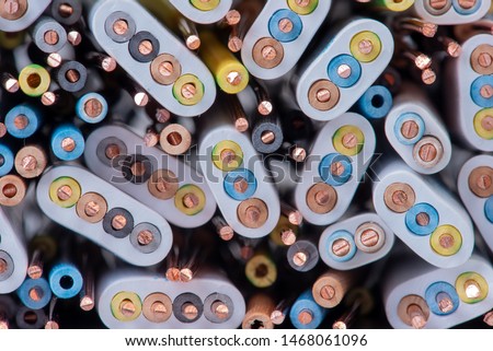 Electrical copper cable and wire