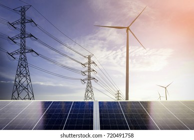 electrical energy, Clean Energy Concept. - Shutterstock ID 720491758