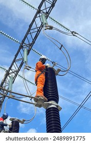 Electrical engineer working on day fix the problem