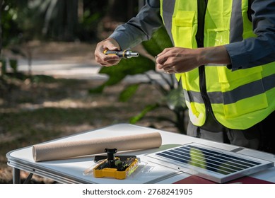 Electrical engineering planning for install solar panel.