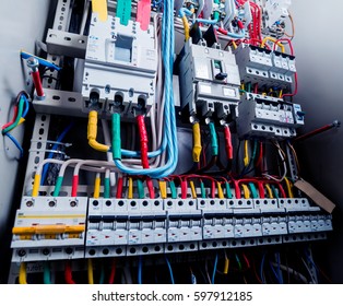 Electrical equipment. Background and texture