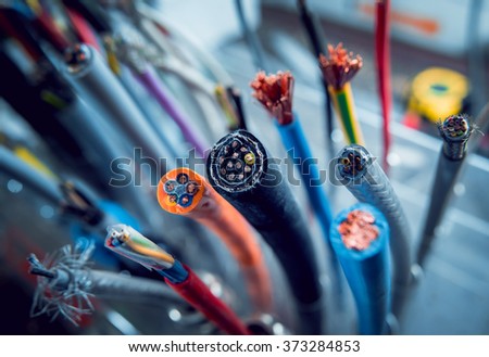 Electrical equipment. Background and texture