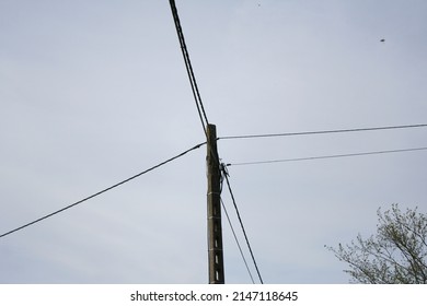 electrical facilities against gray background