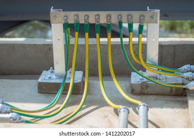 Electrical High Voltage Ground Bar On Stock Photo (Edit Now) 1428565763