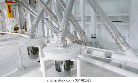 Electrical mill machinery for the production of wheat flour. Grain equipment.
