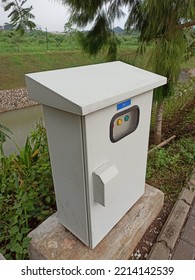 Electrical Panel Box Outdoors, In The Garden