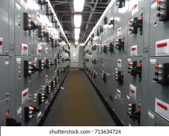Electrical power switchgear room, Power control module, Electricity power supply, Technician service