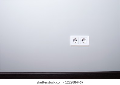 Electrical sockets on a wall