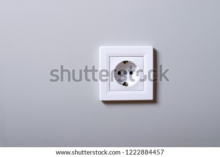 Electrical sockets on a wall