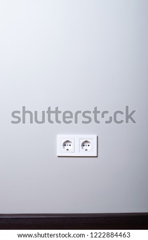 Electrical sockets on a wall