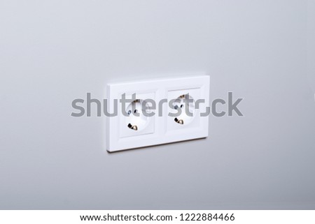 Electrical sockets on a wall