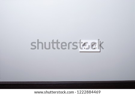 Electrical sockets on a wall