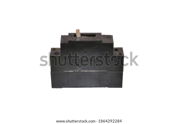 electrical switch\
isolated on white\
background