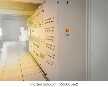 Electrical System Control Room In An Industrial Factory