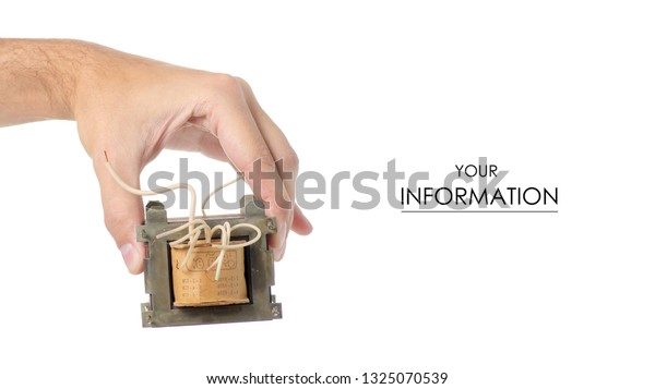 Electrical Transformer Power Hand Pattern On Stock Photo 1325070539 ...