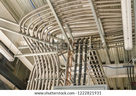 Electrical Wiring and Conduit
Electrical tubing used to arrange properly the energy distribution on a construction 