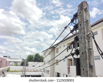 Electrical Wiring Connected Homes Residential Buildings Stock Photo