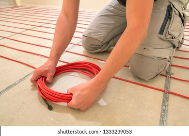 Concrete Floor Electric Wire Stock Photos Images