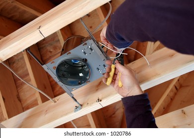 Imagenes Fotos De Stock Y Vectores Sobre Electrician Install