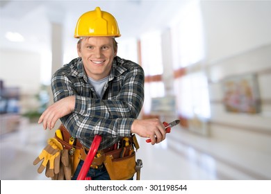Electrician, Manual Worker, Construction Worker. - Shutterstock ID 301198544