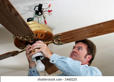 Ceiling Fan Installation Images Stock Photos Vectors Shutterstock