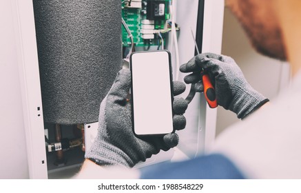 Electrician Mobile Phone Hd Stock Images Shutterstock