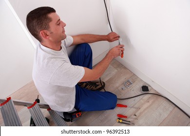 Electrician Wiring A Home