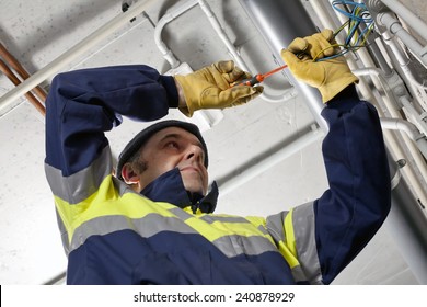 Electrician Working