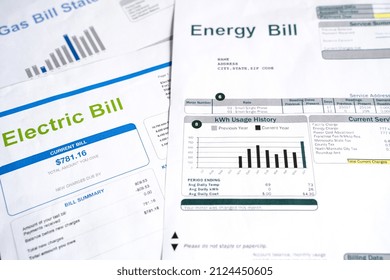 Electricity And Energy Bills By State Monthly Report Close Up