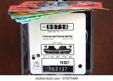 Electricity Meter And Money