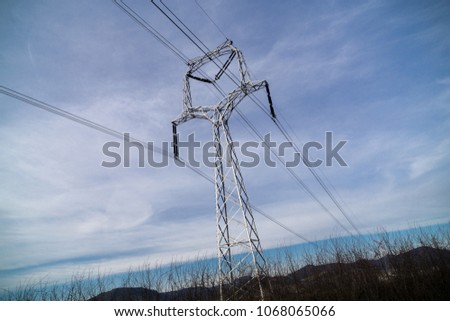 Electricity pylon. Slovakia
