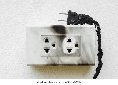 Electricity Short Circuit / Electrical Failure Resulting In Electricity Wire Burnt