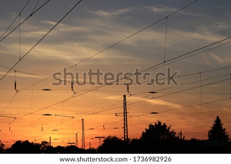 Similar – Cold Sun Sunset