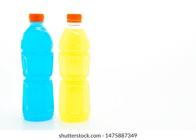 Electrolyte Drink Bottle Isolated On White Background