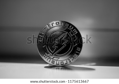 Electroneum cryptocurrency physical coin