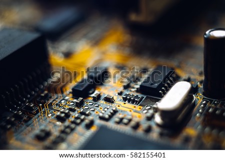 Electronic circuit blur