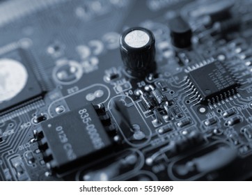 Electronic circuit board close-up - Powered by Shutterstock - Get 15% off with code: PIKWIZARD15