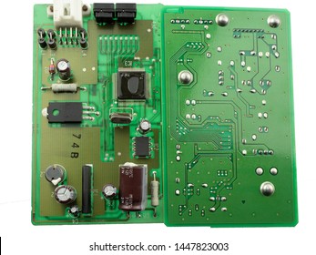 Electronic circuit board with processor close up.  - Shutterstock ID 1447823003